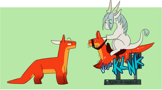 Дракониха скачет на драконе №2