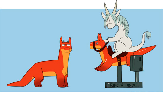 Дракониха скачет на драконе №5