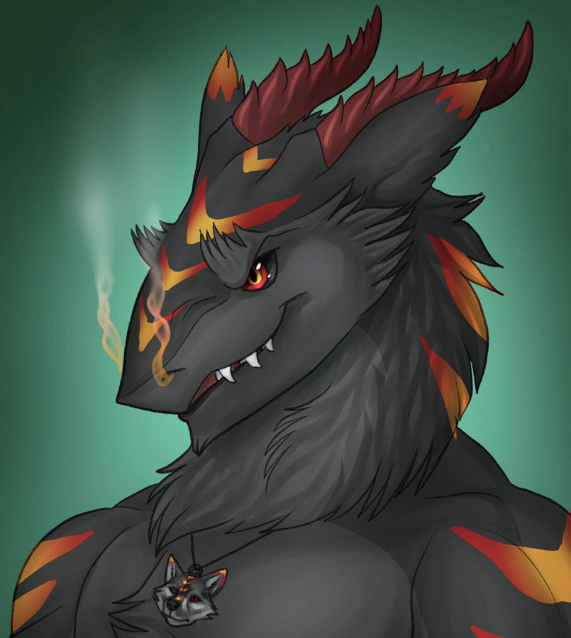 Сергал в огненном стиле Огненный сергал