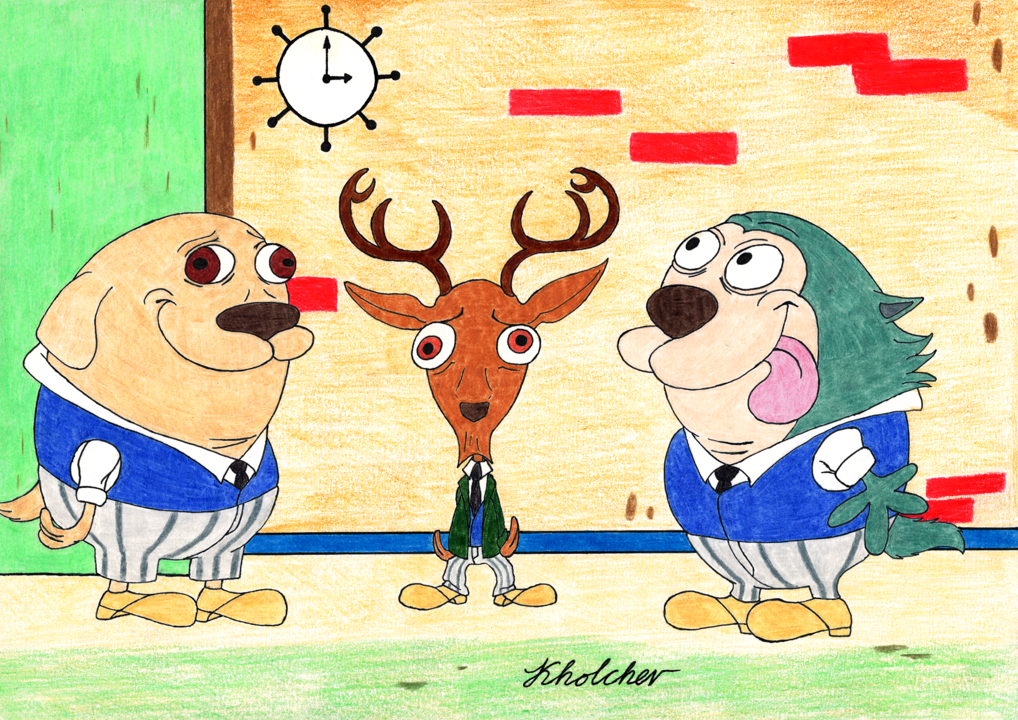 Шоу Луи и Легоси