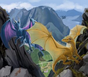 Ущелье в горах.