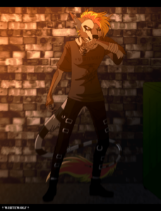 В подворотне