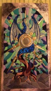 Картина “Витраж с драконом”
