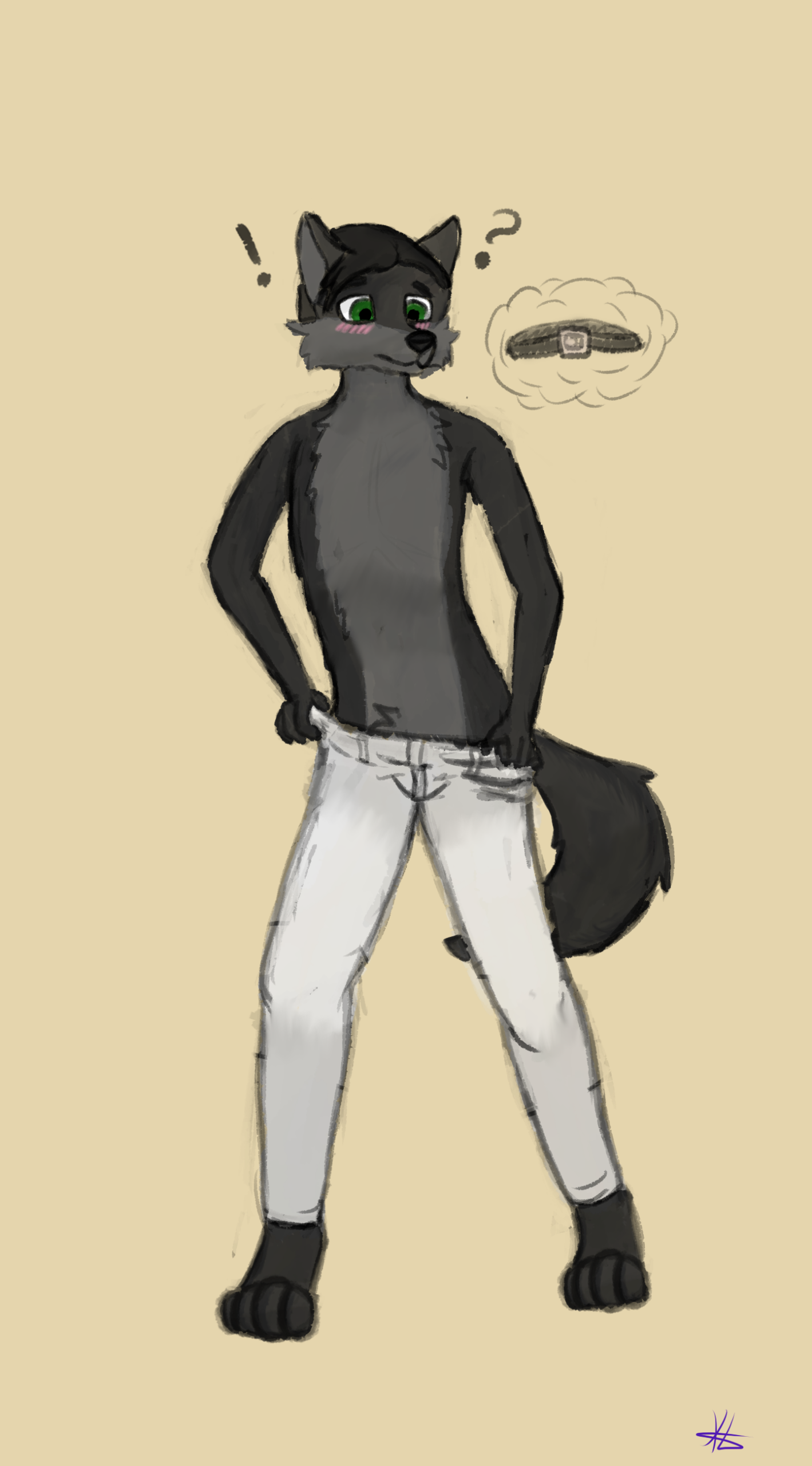 О нет! Где твой ремень?