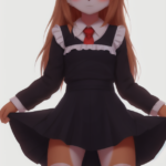 ИИ лисичка школьной форме