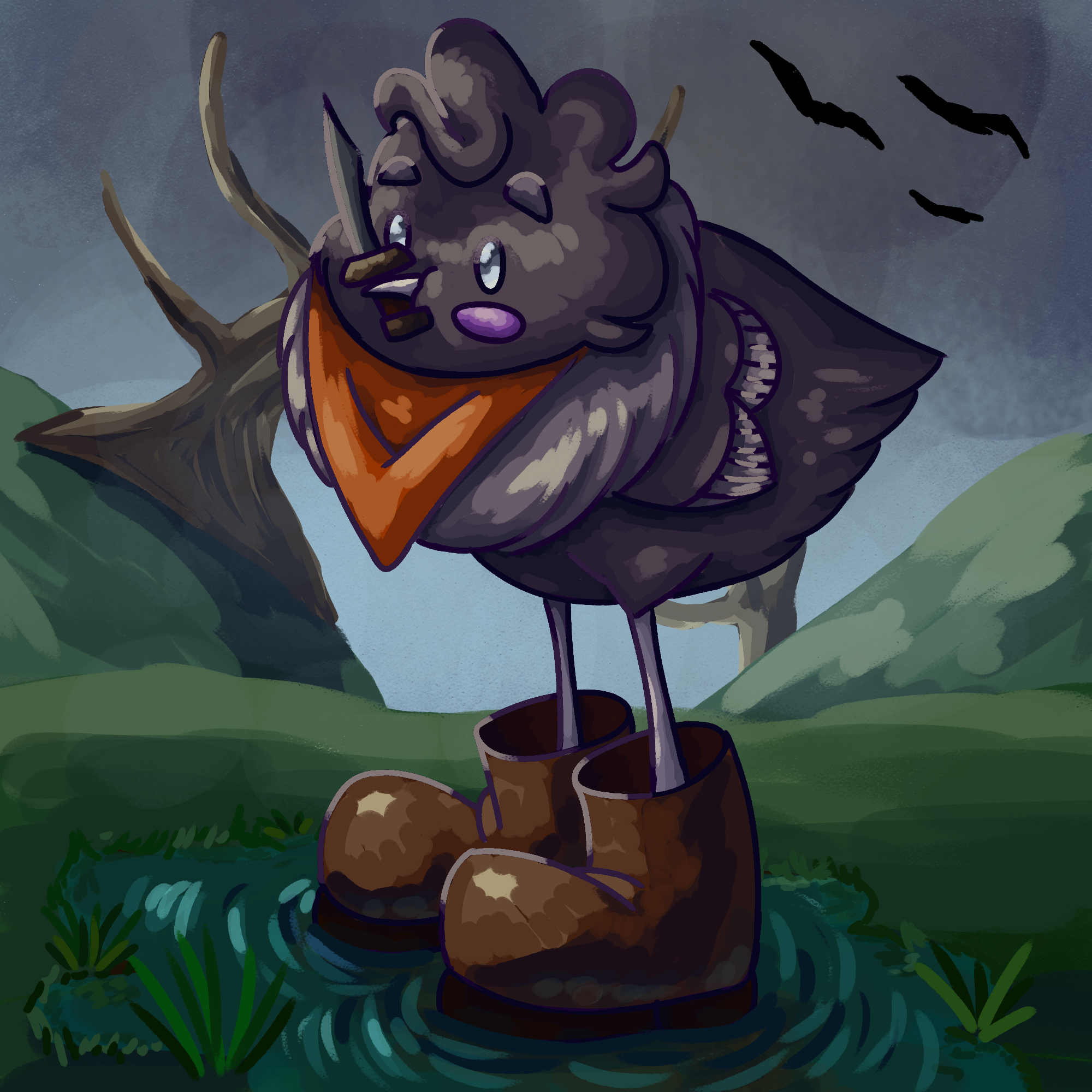 разбойный птич