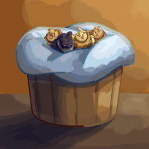 ведро птичей