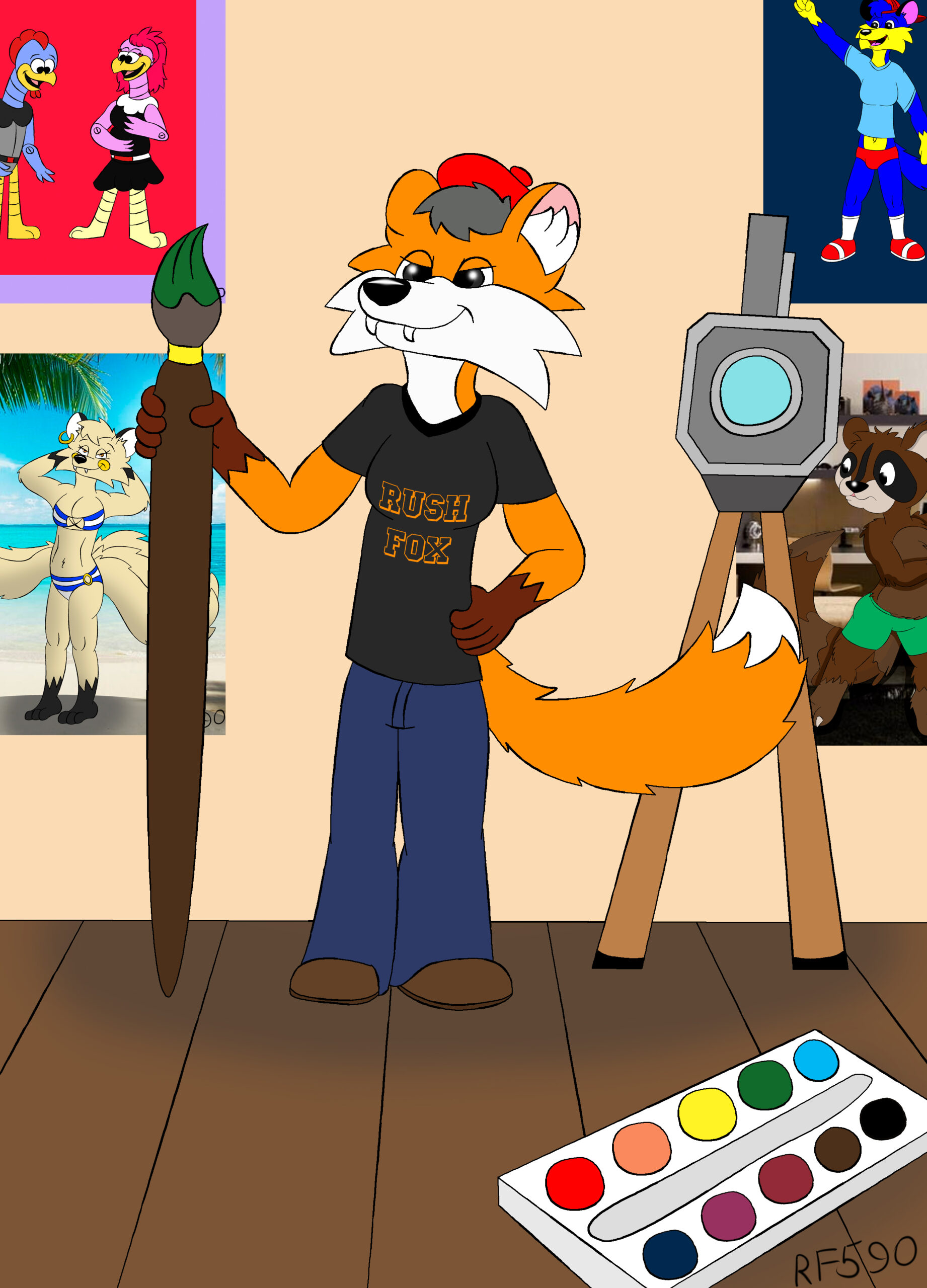 Портрет Раша Фокса