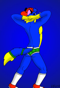 Лис Алекс позирует в трусах ко Дню Святого Патрика [Арт Трэйд]