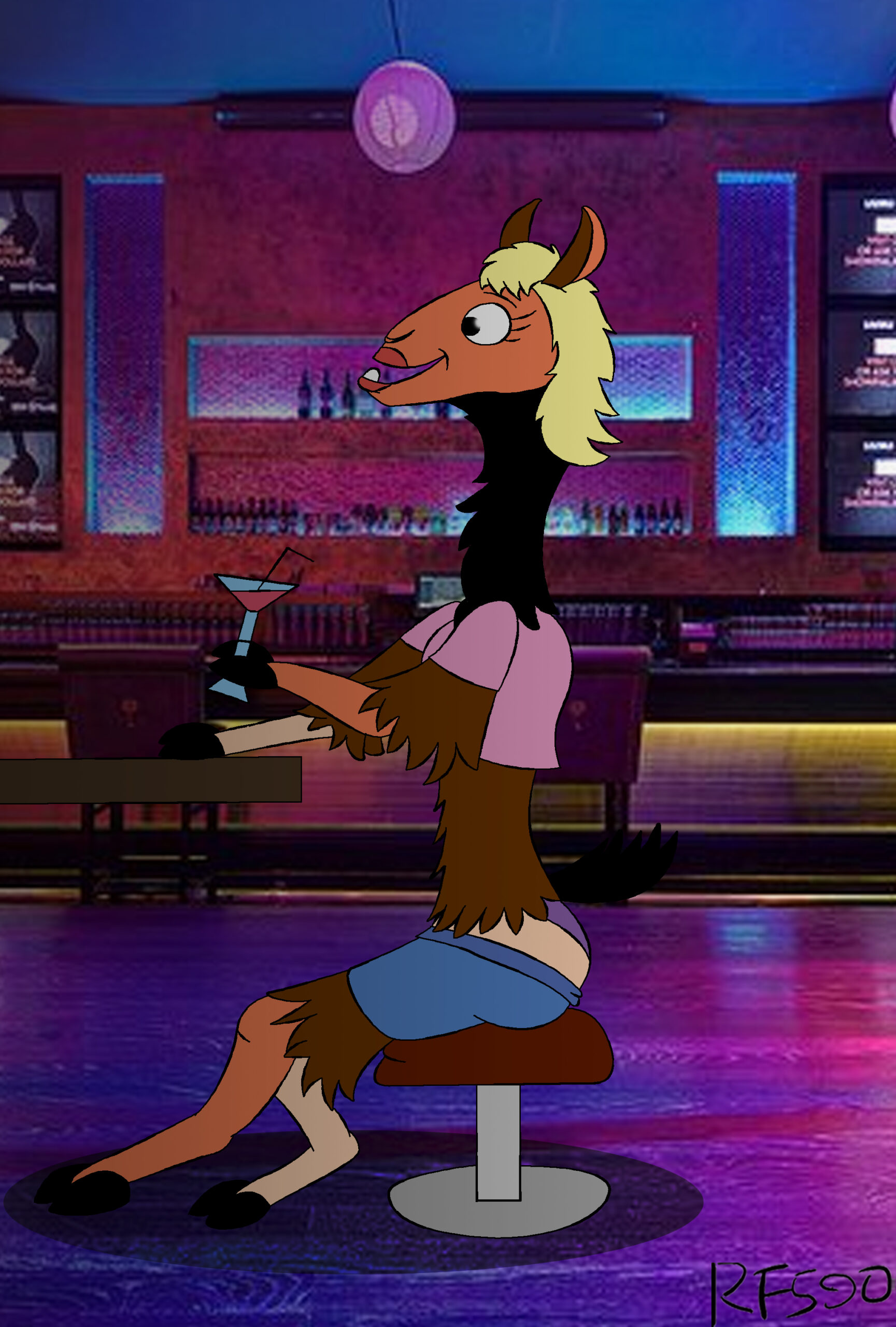 Девушка превращается в Ламу