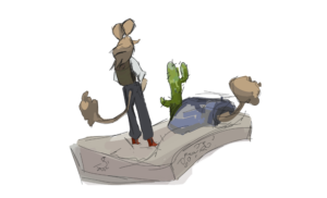 два тушканчика PNG.