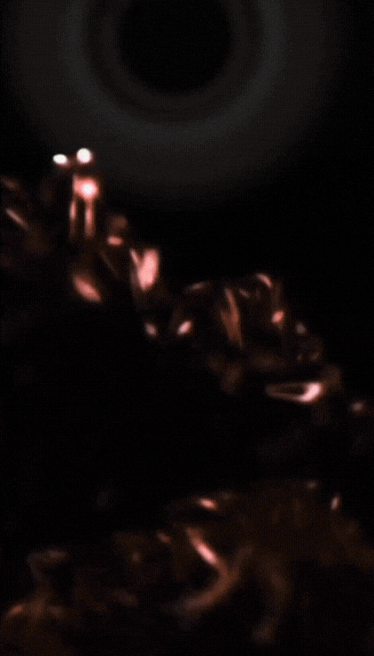 Вид на затмение с кристальных гор.