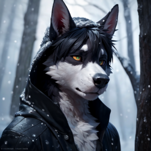 Зимой в лесу