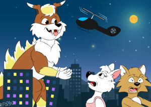 СОБАКА-ГОДЗИЛЛА😱