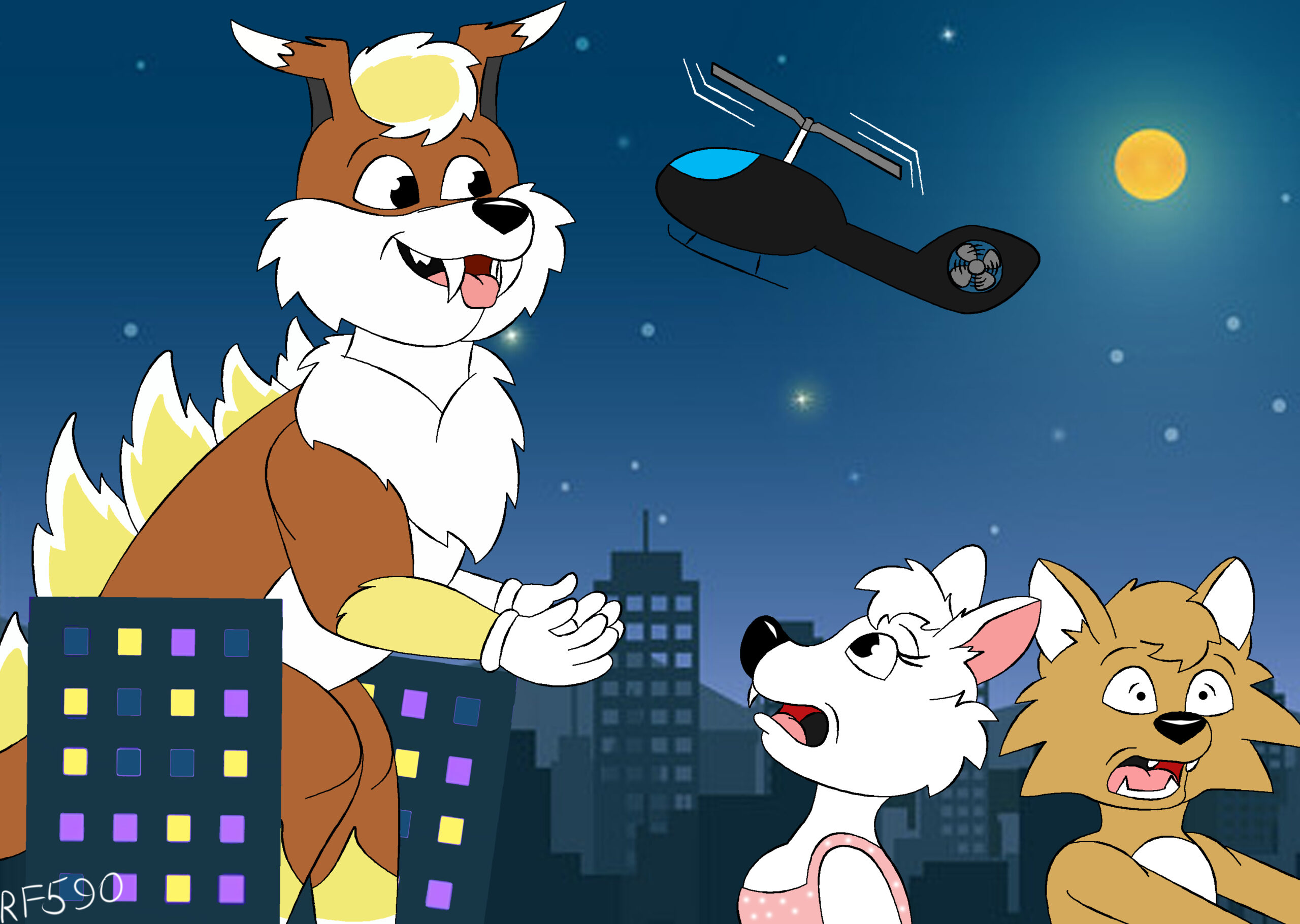 СОБАКА-ГОДЗИЛЛА😱