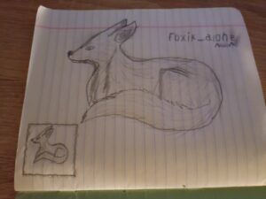 Набросок фенека/лиса
