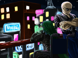 Блеск неоновых огней