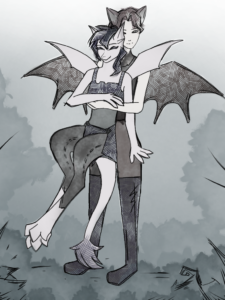 Итель и придуманный персонаж