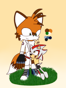 Первый арт с моим персонажам