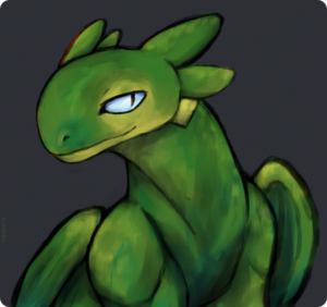 Ночная фурия только зеленая