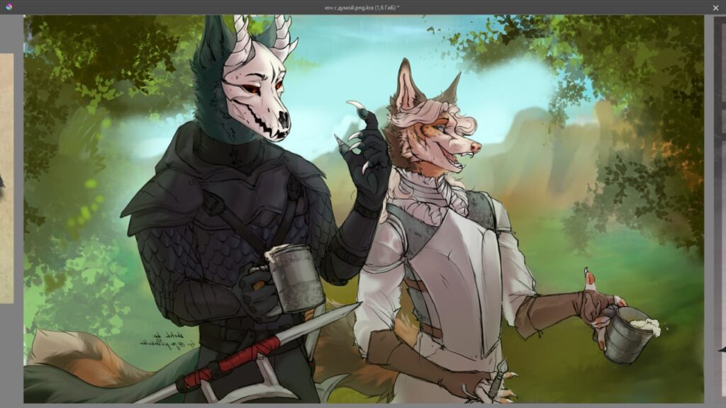 Фурри Средневековье Рыцарь Авантюристы