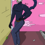 Джин Арамаки в маске (Арт)