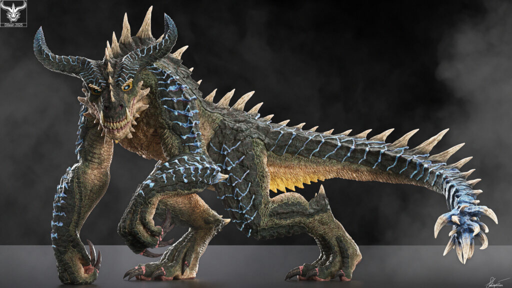 Marshfang (Болотный клык) Full body (Render:Arnold) 4K