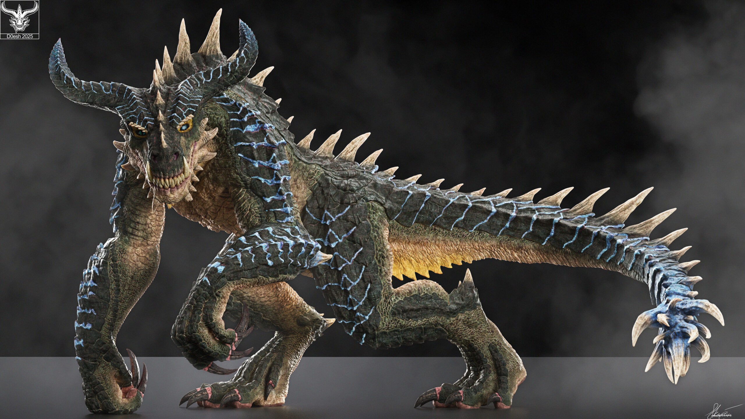 Marshfang (Болотный клык) Full body (Render:Arnold) 4K