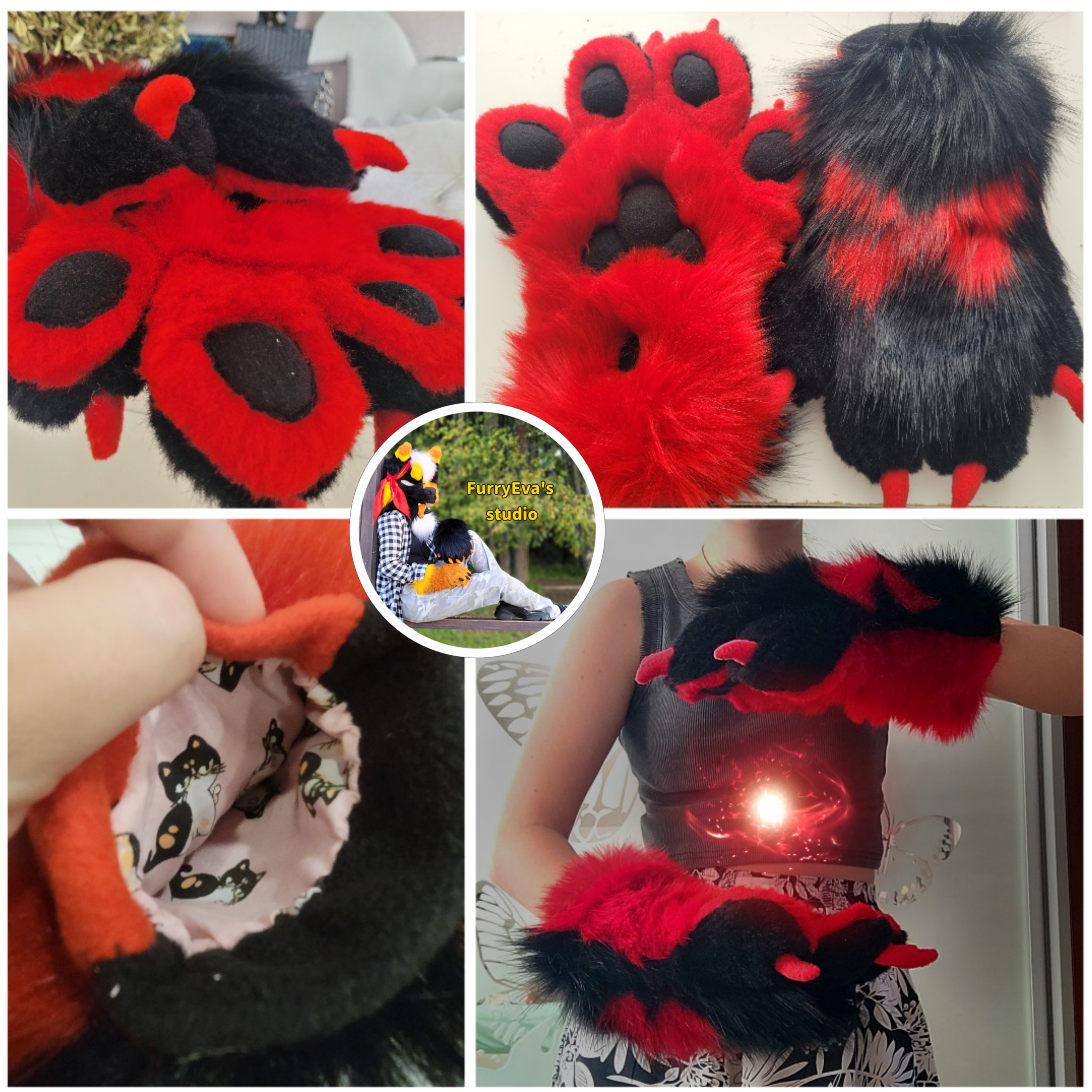 Фурчатки черно-красные