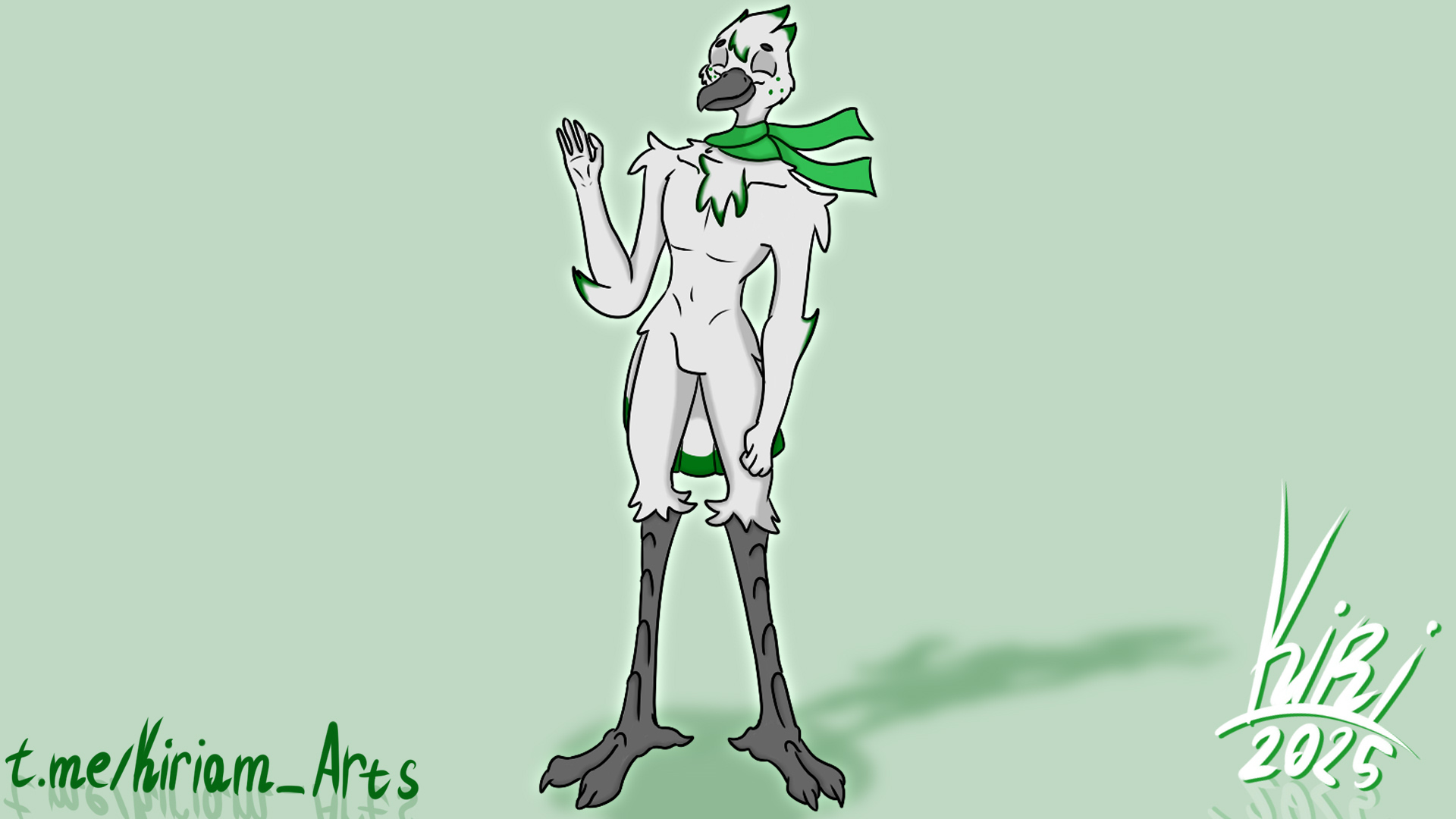 Первая попытка в рисование птиц