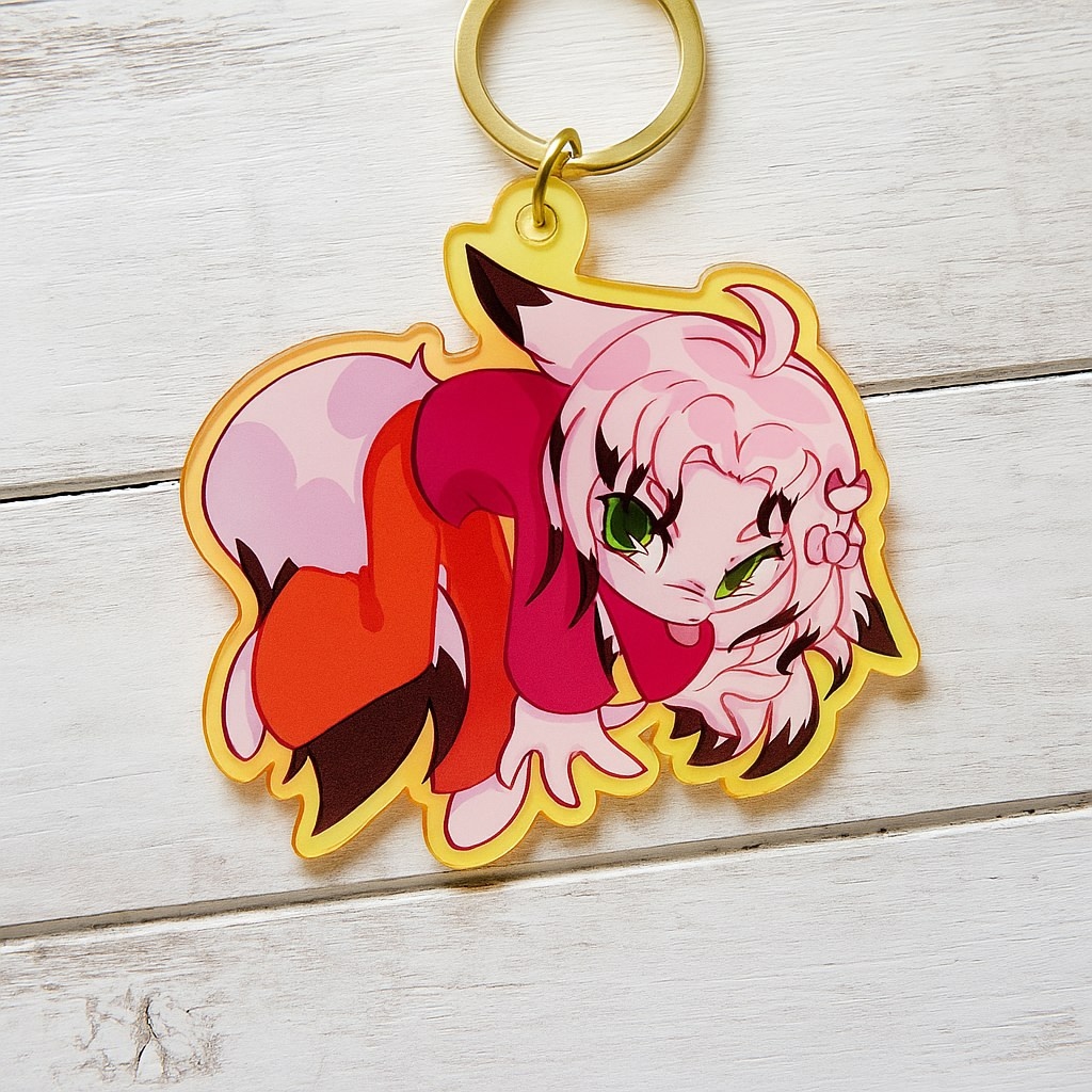 Акриловый брелок