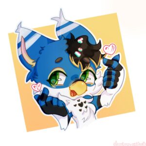 Chibi sticker birdy