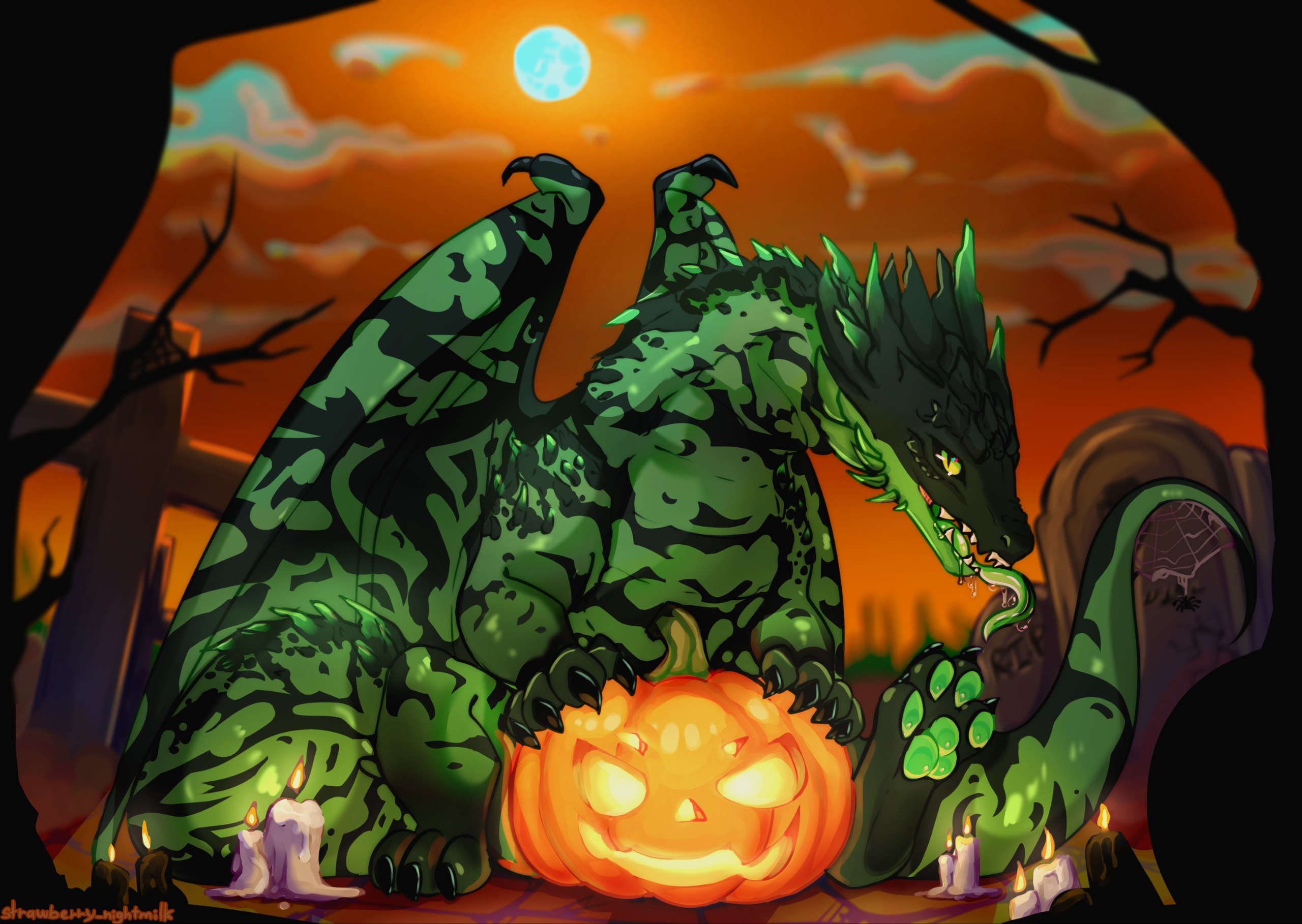 Halloween dragon