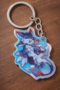 Акриловый брелок