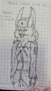 Грифон в армейской офиске