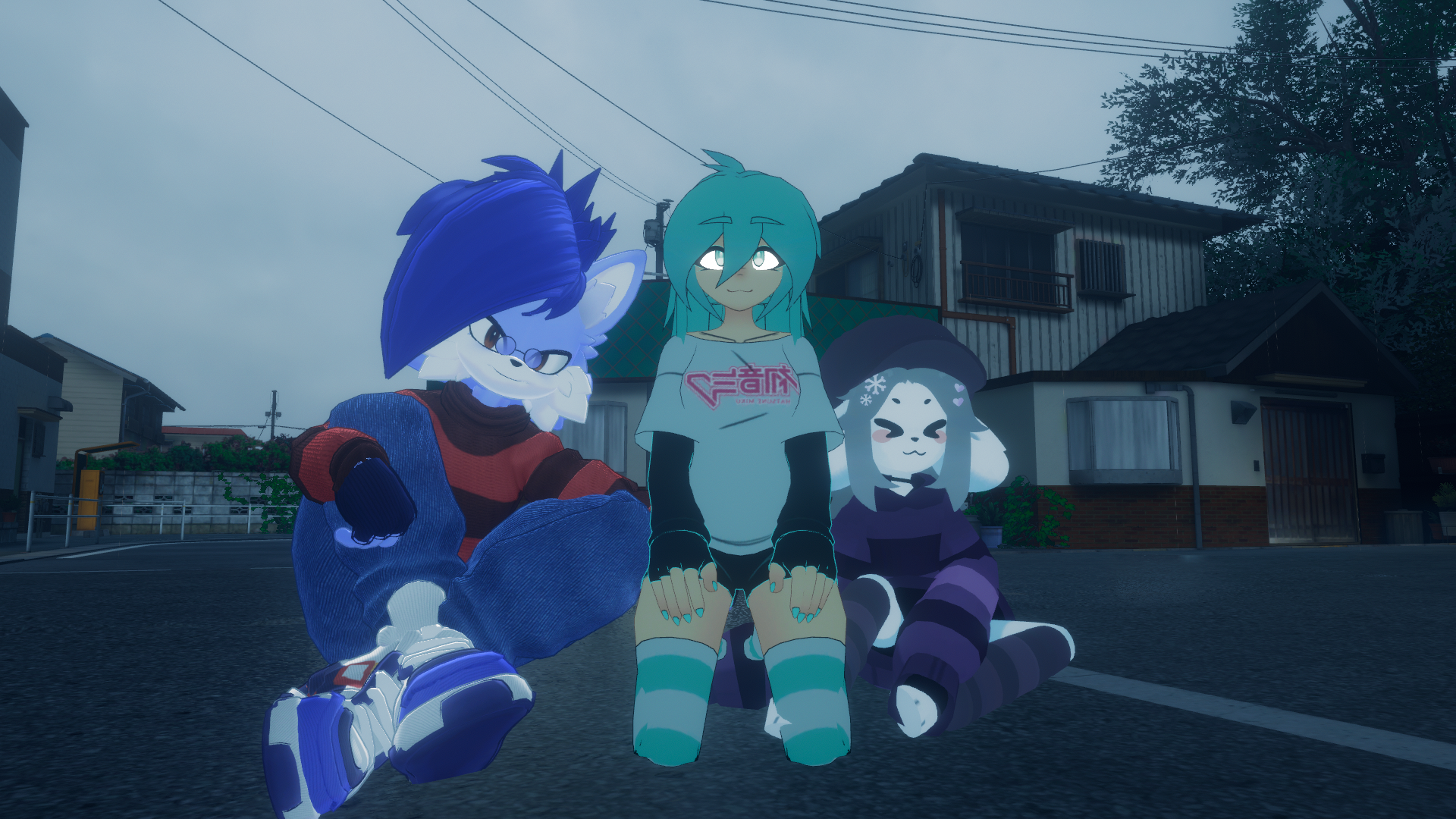 Я и друзья в VRChat