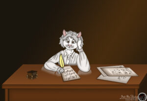 Бетховен сочиняет музыку [Обмен рисунками]