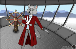 Элкана внутри дирижабля [Заказ]