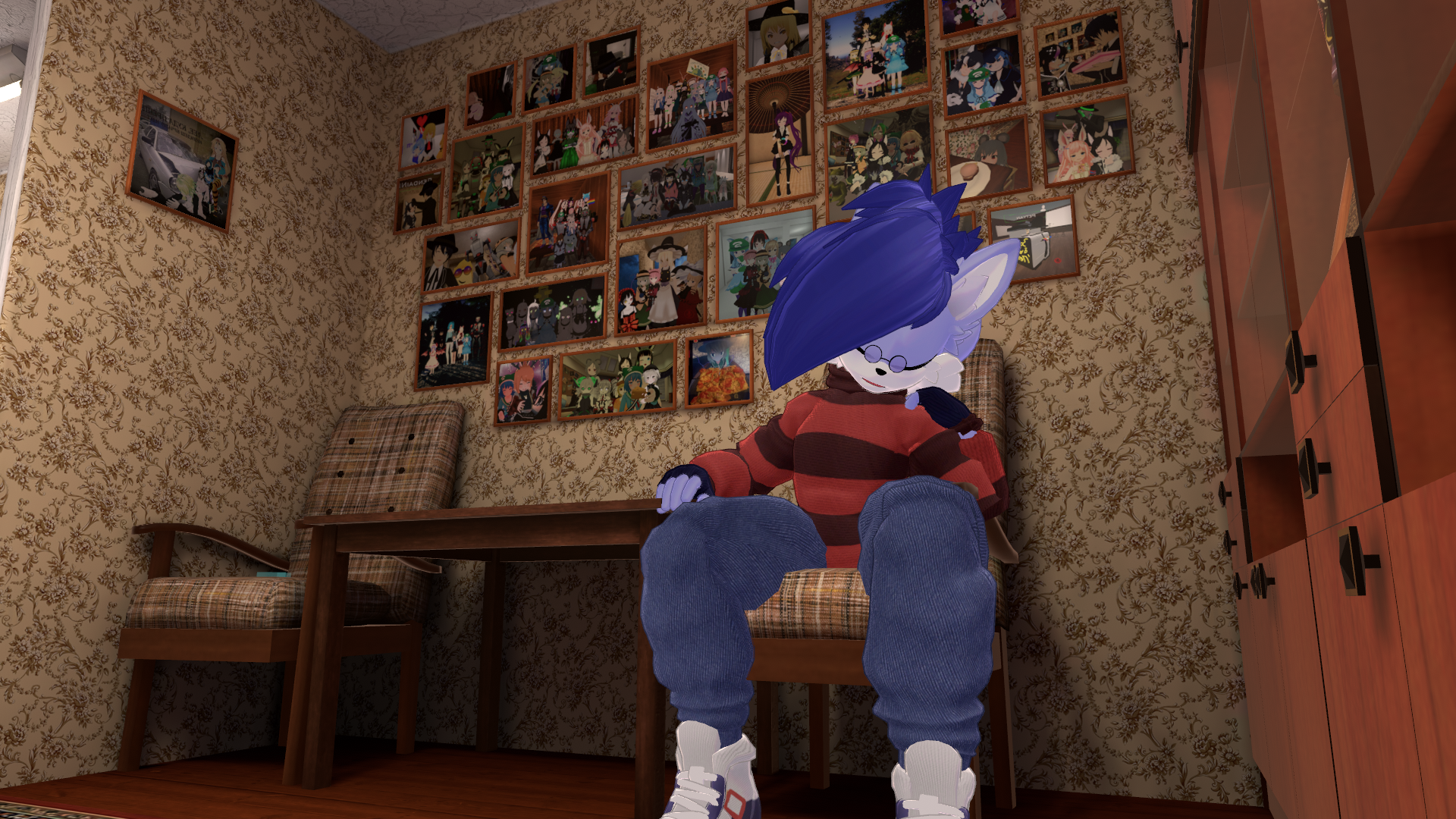 Спящий песец