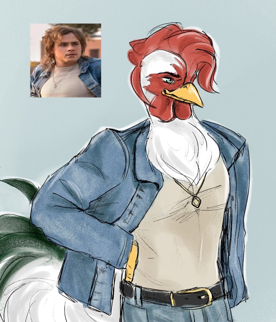 Осд, очень странные дела, петух