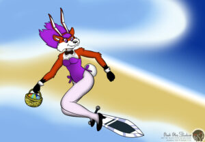 Фиона в роле Супер Крольчихи