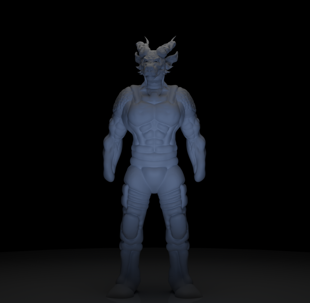 3D дракончик в стиле реализма :D