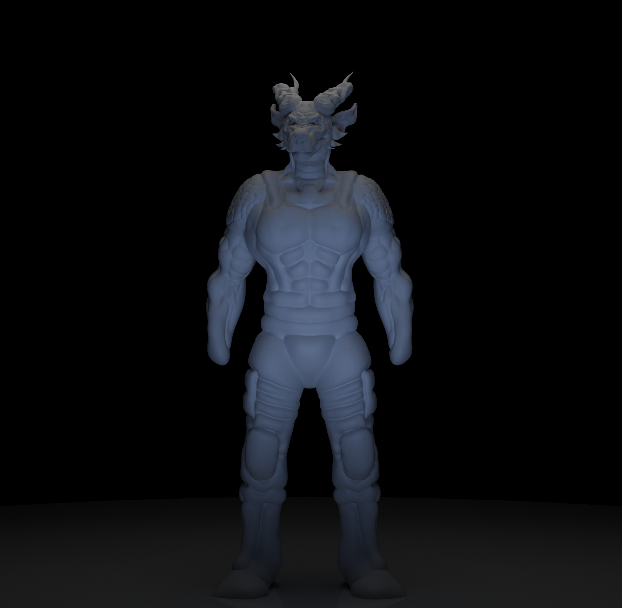 3D дракончик в стиле реализма :D
