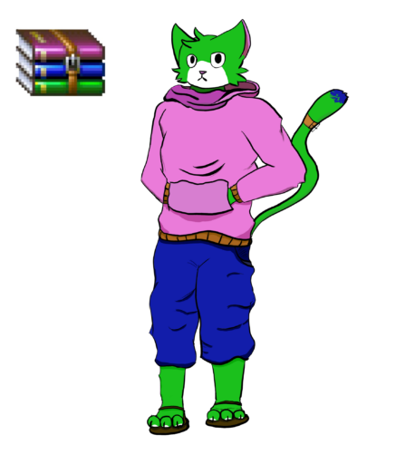 WinRar кот